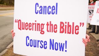 Protest quotQueering the Biblequot Course at Swarthmore College [upl. by Vashti]