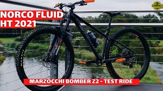 Marzocchi Bomber Z2 on a Norco Fluid HT 2021  Marzocchi Bomber Z2 Test Ride at Hornsby MTB Trails [upl. by Domph422]