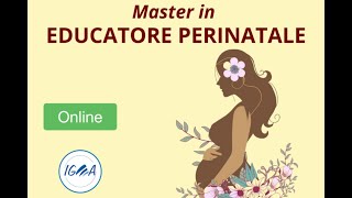 EDUCATORE PERINATALE Sbocchi occupazionali dopo il Master [upl. by Xeno162]