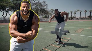 DLine Drills with Aaron Donald to Improve Footwork amp Pass Rush Moves [upl. by Paloma]