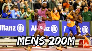 Kenny Bednarek Defeats Letsile Tebogo in Mens 200m Diamond League Final 2024 [upl. by Ahsirat]