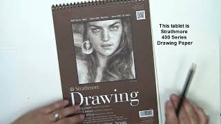 Drawing Paper Recommended for Realistic Pencil Drawing [upl. by Mohr]