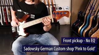 Sadowsky UltraVintage 4020 Live Demo  BassFreaksnet [upl. by Galitea112]