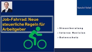 JobFahrrad  Neue steuerliche Regelungen in der Umsatzsteuer [upl. by Ibocaj]