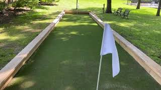 Bocce Ball Court built in Dix Hills NY [upl. by Jeromy840]