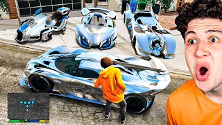 COCHE MILLONARIO vs TALADRO GIGANTE en GTA 5 🚘🏁 GTA V Online [upl. by Itnava956]