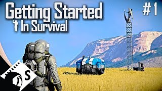 Space Engineers Getting Started in Survival Tutorial Series 1 [upl. by Aridaj]