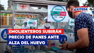 🔴🔵Cercado de Lima Emolienteros subirán precio de panes ante alza del huevo [upl. by Naerb]