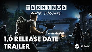 Terminus Zombie Survivors  Official 10 Release Date Trailer  Turnbased Survival Roguelike Game [upl. by Acirretal]