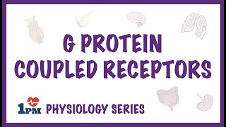 G Protein Coupled Receptors GPCRs  Structure Mechanism of Action [upl. by Adnarom730]