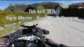 BMW R 1250 RT Pure Sound  Trip to Attersee  Mondsee  Wolfgangsee [upl. by Dyrraj]