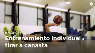 Entrenamiento individual tiro a canasta  Baloncesto [upl. by Westley950]