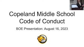 Code of Conduct Presentation [upl. by Althee593]