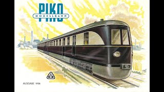 Piko Modellbahn Katalog von 1954 mit Preisliste [upl. by Chevy]