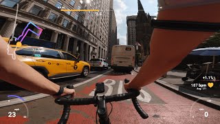 25 mins of cycling in downtown nyc [upl. by Sitarski]