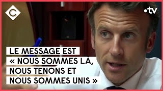 Emmanuel Macron en Ukraine  un message fort envoyé à Poutine  C à vous  17062022 [upl. by Aifas843]