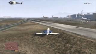 GTA 5 Plane spotting three Half hour [upl. by Hcnarb650]