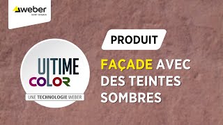 Comment enduire votre façade avec des teintes sombres  La solution  Ultime color  Weber [upl. by Amyas594]