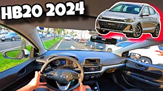 Tudo sobre o hb20 sense 2024 aprovado  Test drive [upl. by Ahtekahs41]