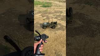 RocHobby 1941 Willys MB 112 RC CAR Unboxing and Testing [upl. by Pouncey950]