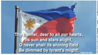 Philippine National Anthem in English [upl. by Ashely722]