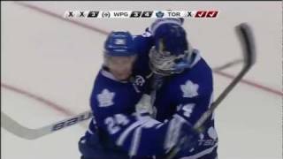 Matt Frattin Wins it  Jets vs Leafs Shootout  Oct 19th 2011 HD [upl. by Otilegna]