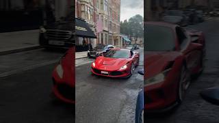 Novitec Ferrari F8 Tributo In London😍 subscribe shorts ferrari [upl. by Aleafar]