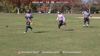 Thieves Ave vs Scotts Tots  Flag Football  SAFL [upl. by Cattier]