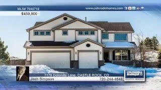 7179 Dolomite Lane CASTLE ROCK CO Homes for Sale  coloradohomescom [upl. by Vashtia]