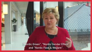 Erna Solberg Prime Minister of Norway about Nordic Solutions to Global Challenges [upl. by Alyaj964]