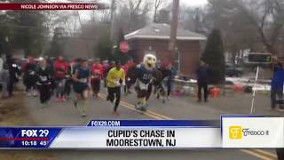 Cupids Chase 5k Fox 29 News at 10 WTXF February 11 2017 [upl. by Lauralee]