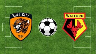 Hull City vs Watford  EFL Championship 2324  Football Simulation PES 21 [upl. by Eenafets261]