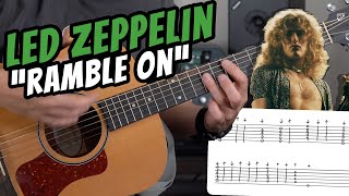 Led Zeppelin  Ramble On Official Audio [upl. by Deppy]