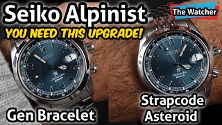 Seiko SPB197 on Strapcode Asteroid  Bracelet Review  The Watcher [upl. by Avat982]