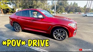 CRAZY Test Drive 2022 BMW X4 M40i Launch Control amp Revs POV [upl. by Rambert]