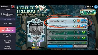 Play in Kingdom Arena with Featured Cookie Light of Freedom Mission  Cookie Run Kingdom [upl. by Eskill]