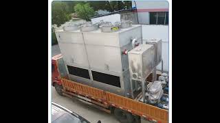 Closed countercurrent cooling tower with intermediate frequency furnace test box [upl. by Eissen670]