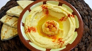 Hummus MiddleEastern Style حمص [upl. by Gschu]