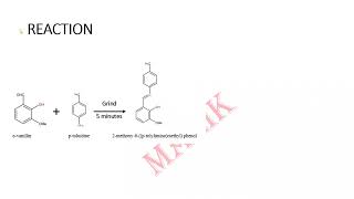 Mechanochemical solventfree synthesis of Azomethine [upl. by Auehsoj]