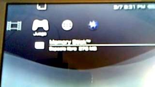 Hack PSP 3000 con ChickHen y CFW 503 GENC [upl. by Luapnhoj]