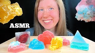 ASMR CRYSTAL GEM CANDY MUKBANG EATING SOUNDS [upl. by Eyllom272]