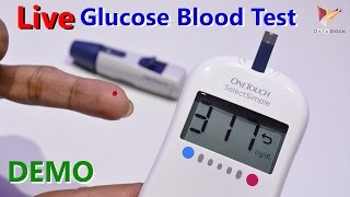 How To Check Blood Glucose At Your Home Using OneTouch Select Simple Glucose Monitor  Data Dock [upl. by Aisanat]