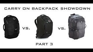 Carryon ONLY backpacks for RTW travel Part 33 Tortuga Air Osprey Farpoint 40 Osprey Porter 46 [upl. by Cirdahc]