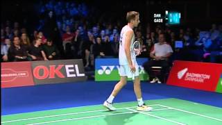 Full Badminton Lin Dan vs Peter Gade 2012 Copenhagen Masters [upl. by Cimah]