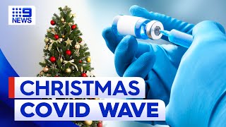 NSW COVID19 cases on the rise for Christmas  9 News Australia [upl. by Dulla]