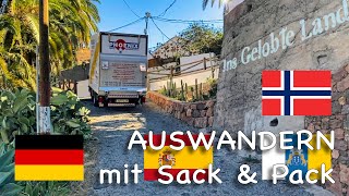 AUSWANDERN mit Sack amp Pack  Umzug mit Container  ACHTUNG [upl. by Aihtibat]