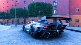 Lamborghini Essenza SCV12  Forza Horizon 5  Thrustmaster TMX Gameplay [upl. by Boris]