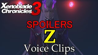 Xenoblade Chronicles 3  Z Voice Clips SPOILERS [upl. by Glad]