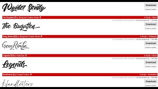 How to download fonts from dafontcom and install it [upl. by Annawal756]