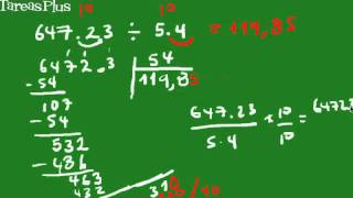 división de números decimales forma corta [upl. by Nicodemus932]